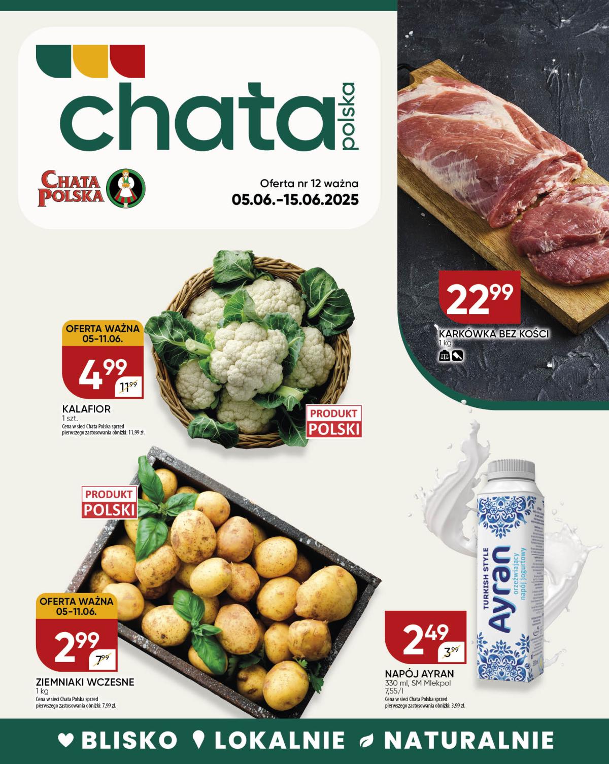Gazetka Chata Polska ważna od 05.06. - 15.06.