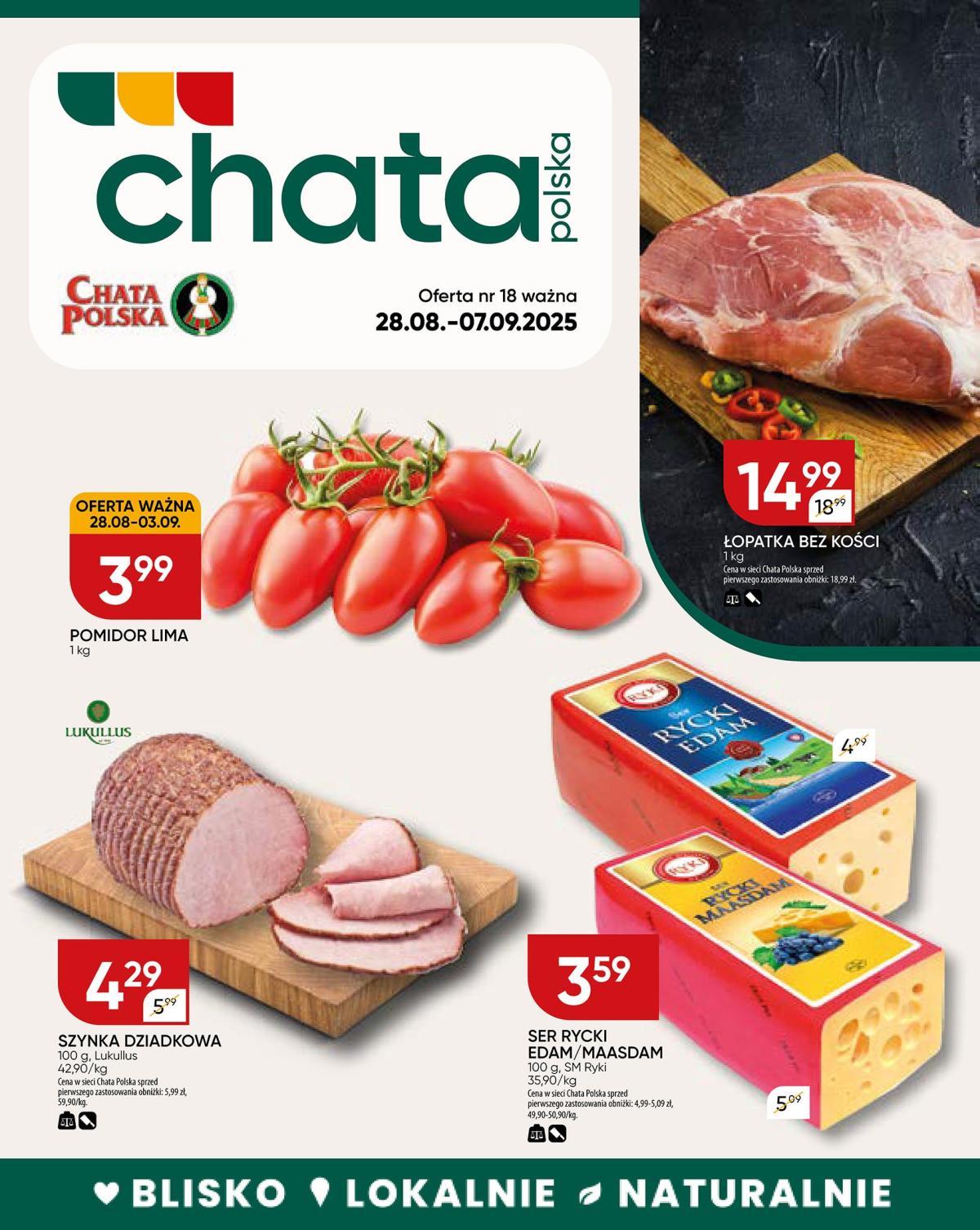 Gazetka Chata Polska - ważna od 28.08. do 07.09.