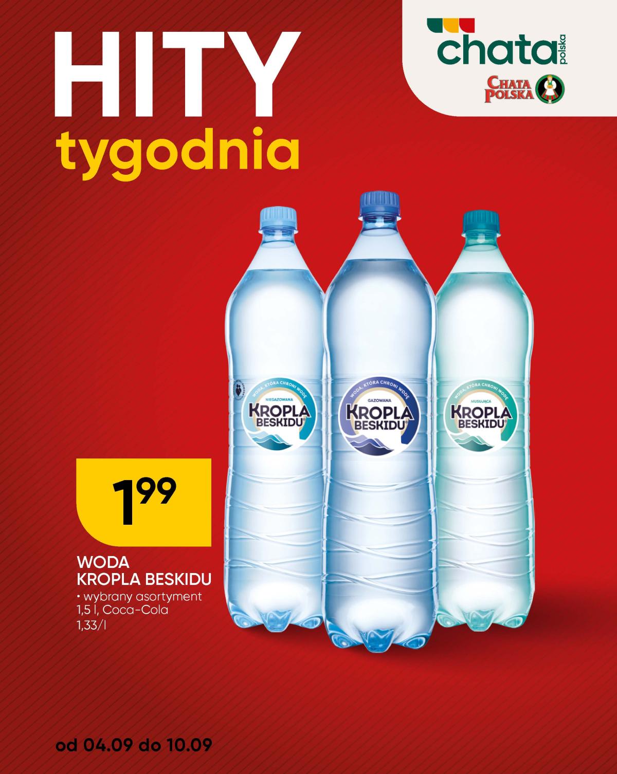 Gazetka Chata Polska - Hity tygodnia - ważna od 04.09. do 10.09.