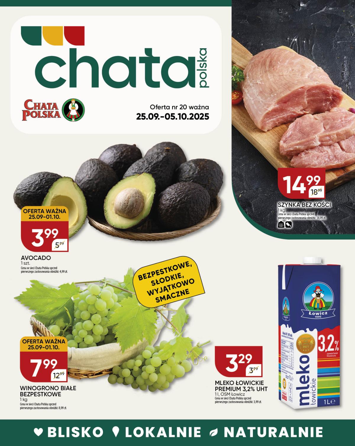 Gazetka Chata Polska - ważna od 25.09. do 05.10.