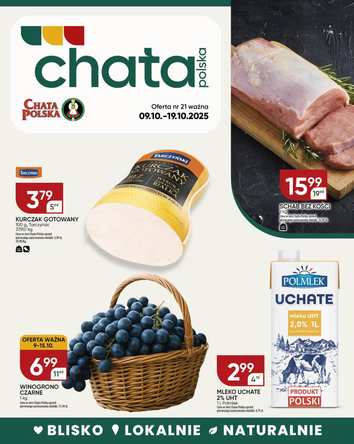 Gazetka Chata Polska - ważna od 09.10. do 19.10.