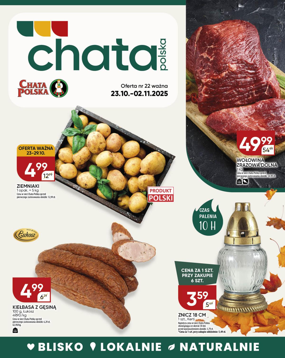 Gazetka Chata Polska - ważna od 23.10. do 02.11.