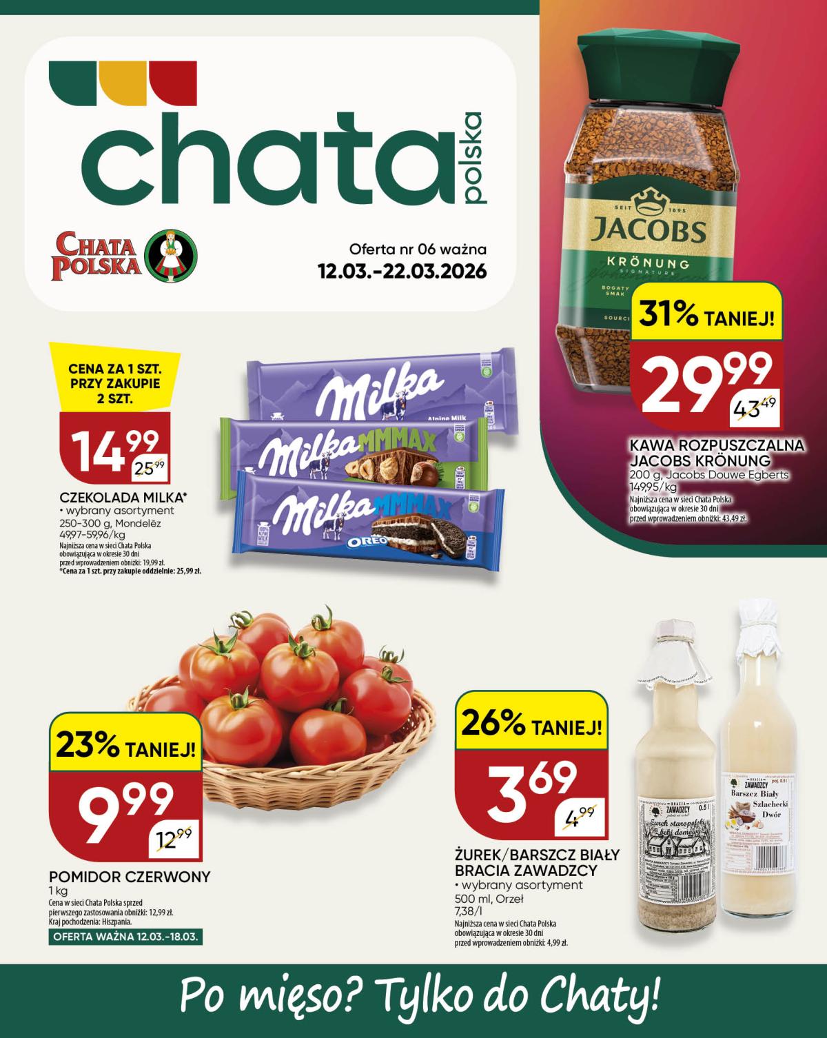 Gazetka Chata Polska - ważna od 12.03.2026 do 22.03.2026