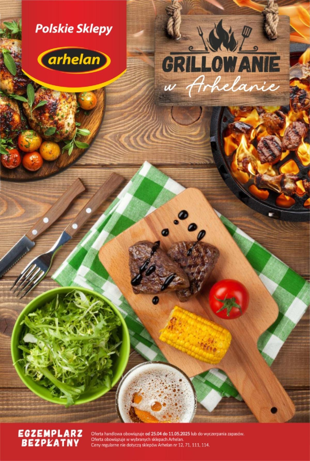 Arhelan - Grillowanie gazetka ważna od 25.04. - 11.05.