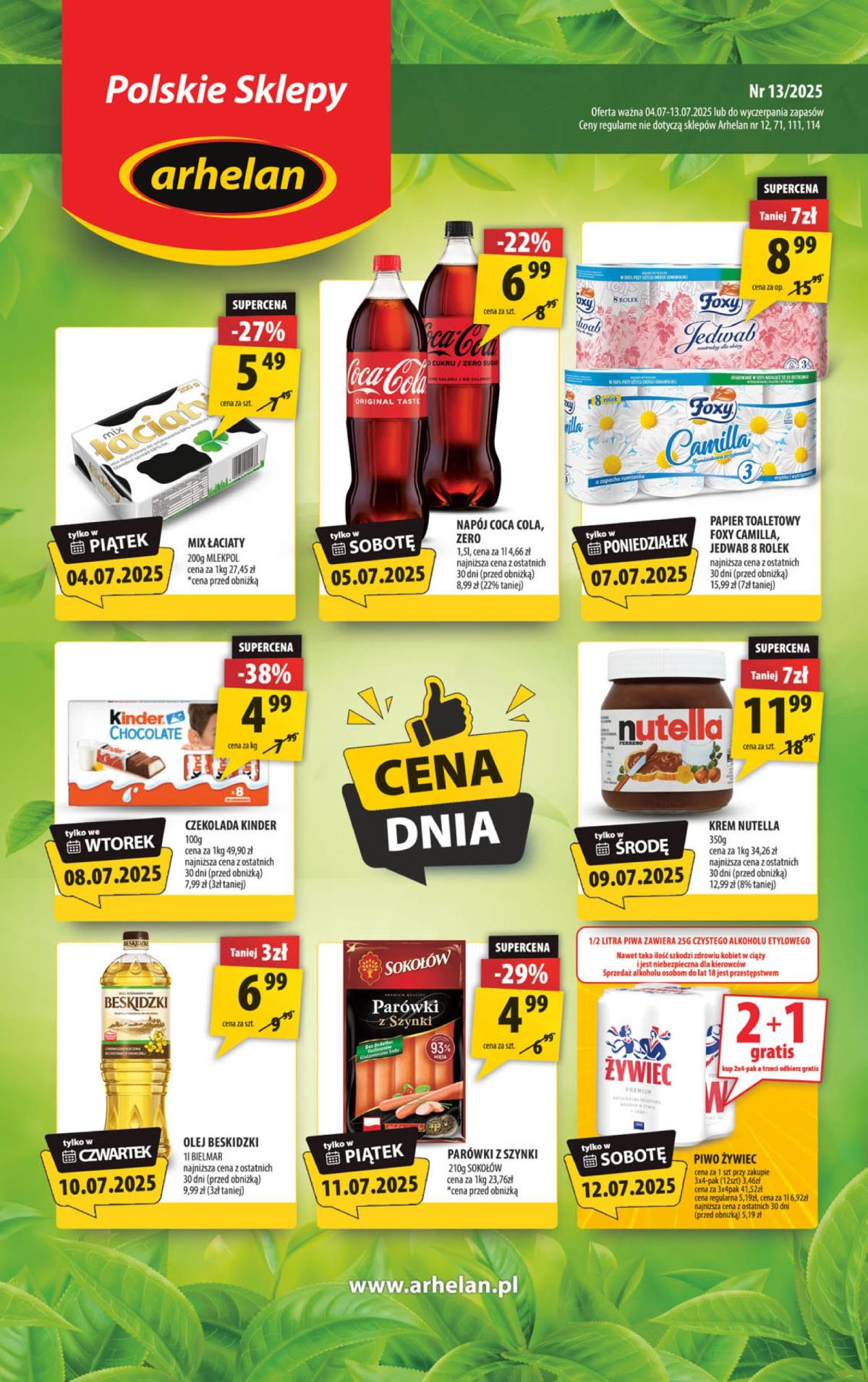 Gazetka Arhelan ważna od 04.07. - 13.07.