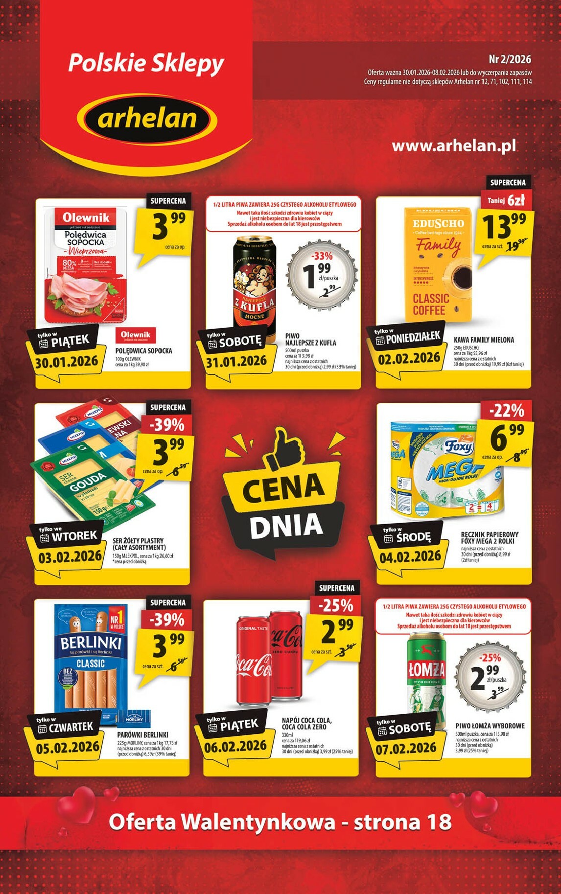 Gazetka Arhelan - ważna od 30.01. do 08.02.