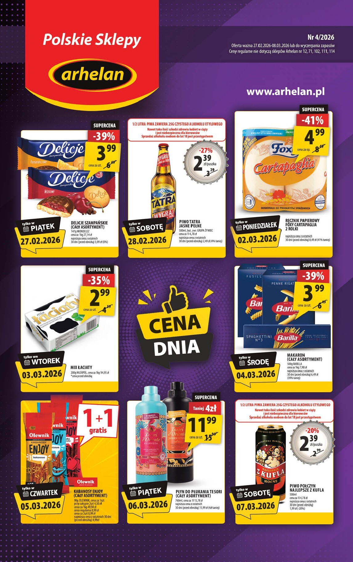 Gazetka Arhelan - ważna od 27.02.2026 do 08.03.2026