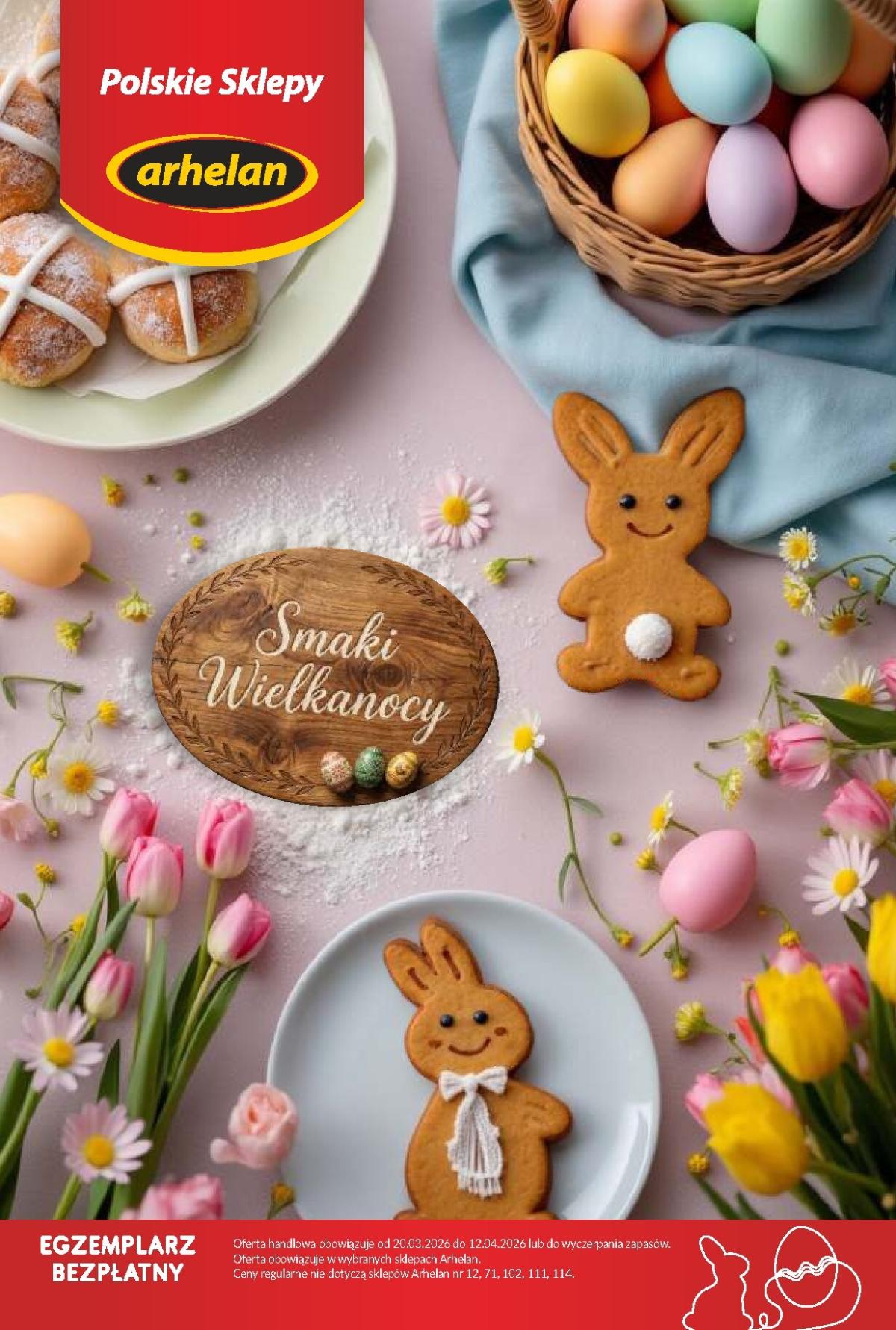 Gazetka Arhelan - Wielkanoc - ważna od 20.03.2026 do 12.04.2026