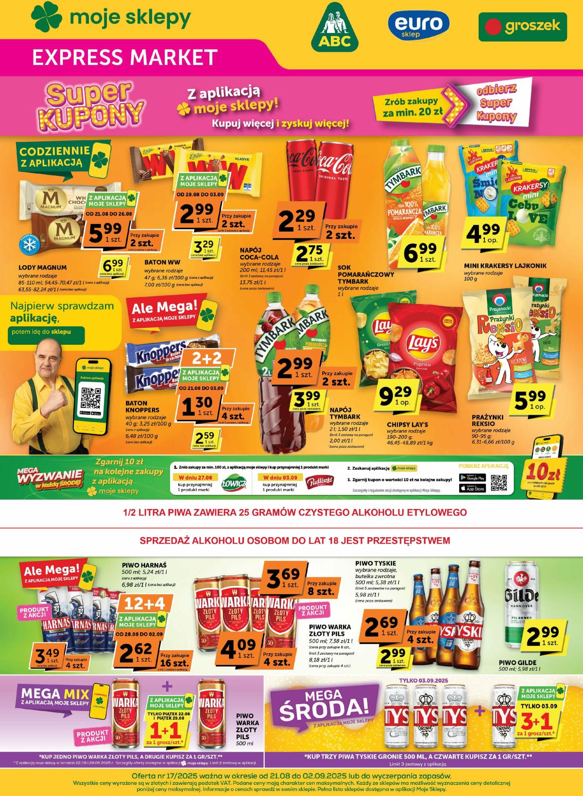 Gazetka Euro Sklep - Expressmarket - ważna od 21.08. do 02.09.