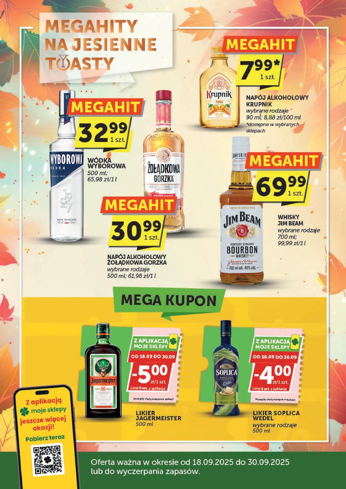 Gazetka Euro Sklep - Oferta Alkoholowa - ważna od 18.09. do 30.09.