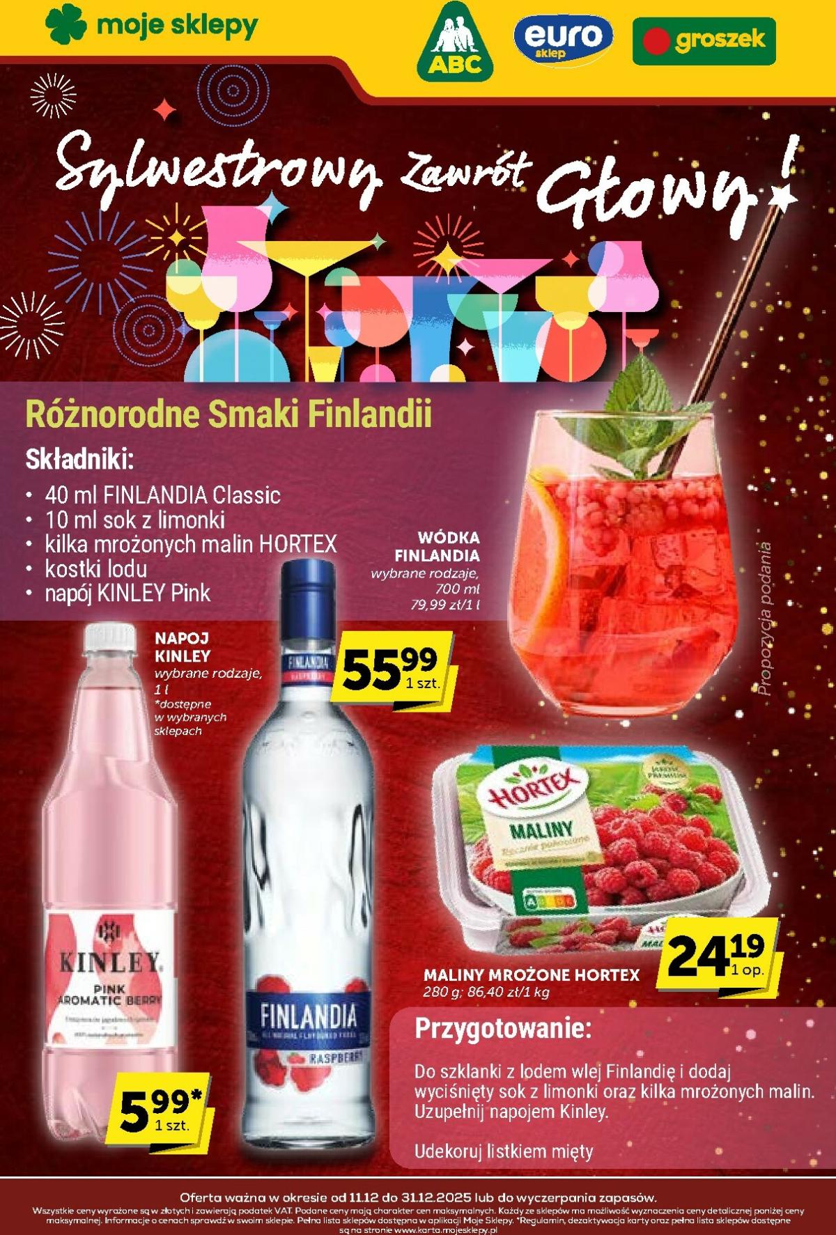 Gazetka Euro Sklep - Sylwestrowy Zawrót Głowy - ważna od 11.12. do 31.12.