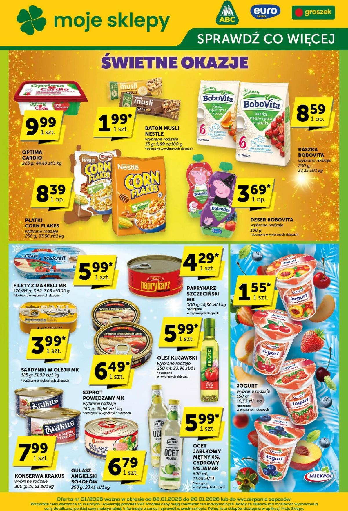 Gazetka Euro Sklep - Sprawdź, co więcej - ważna od 08.01. do 20.01.
