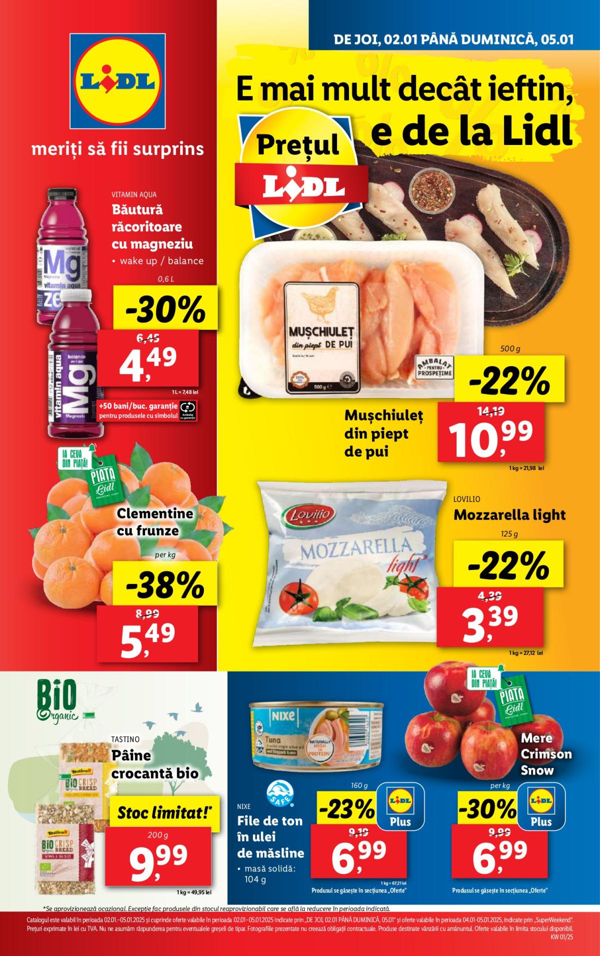 Catalog Lidl valabil din 02.01. - 05.01.