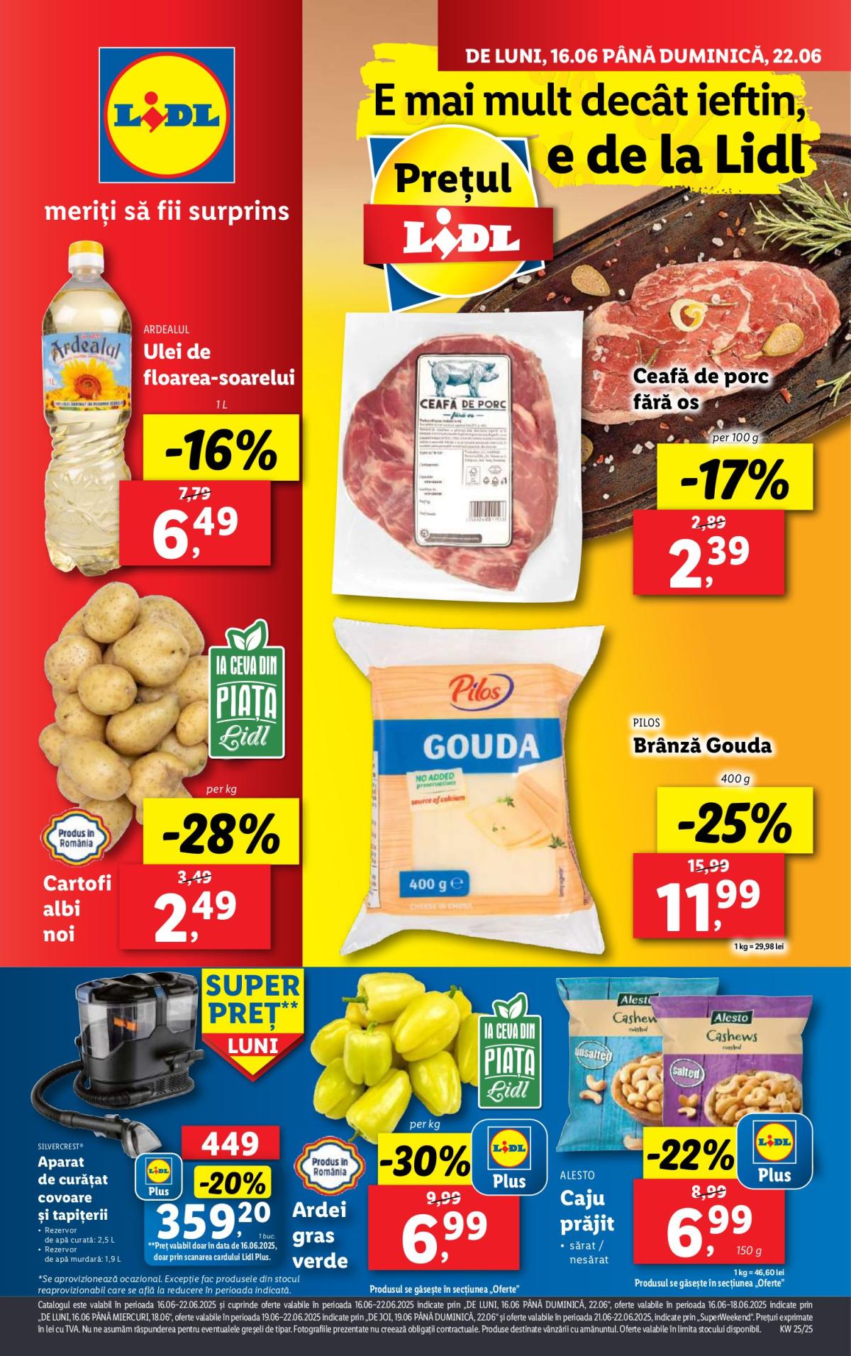 Catalog Lidl valabil din 16.06. până pe 22.06.
