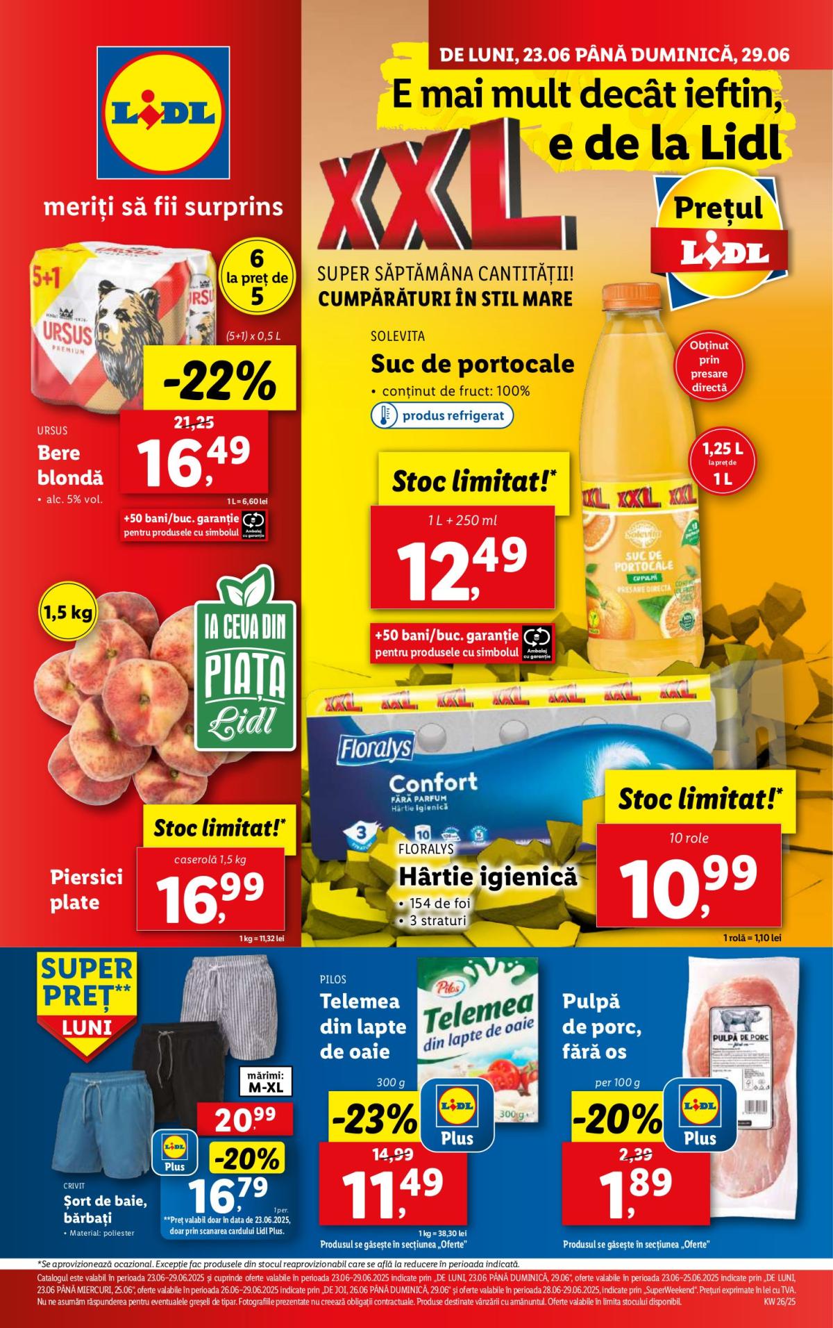 Catalog Lidl valabil din 23.06. până pe 29.06.