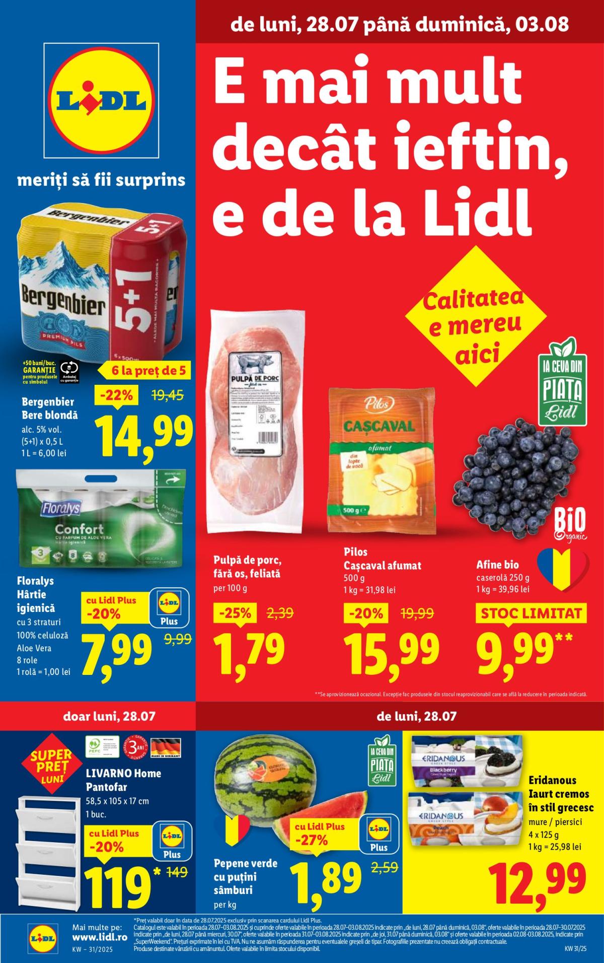 Catalog Lidl valabil din 28.07. până pe 03.08.
