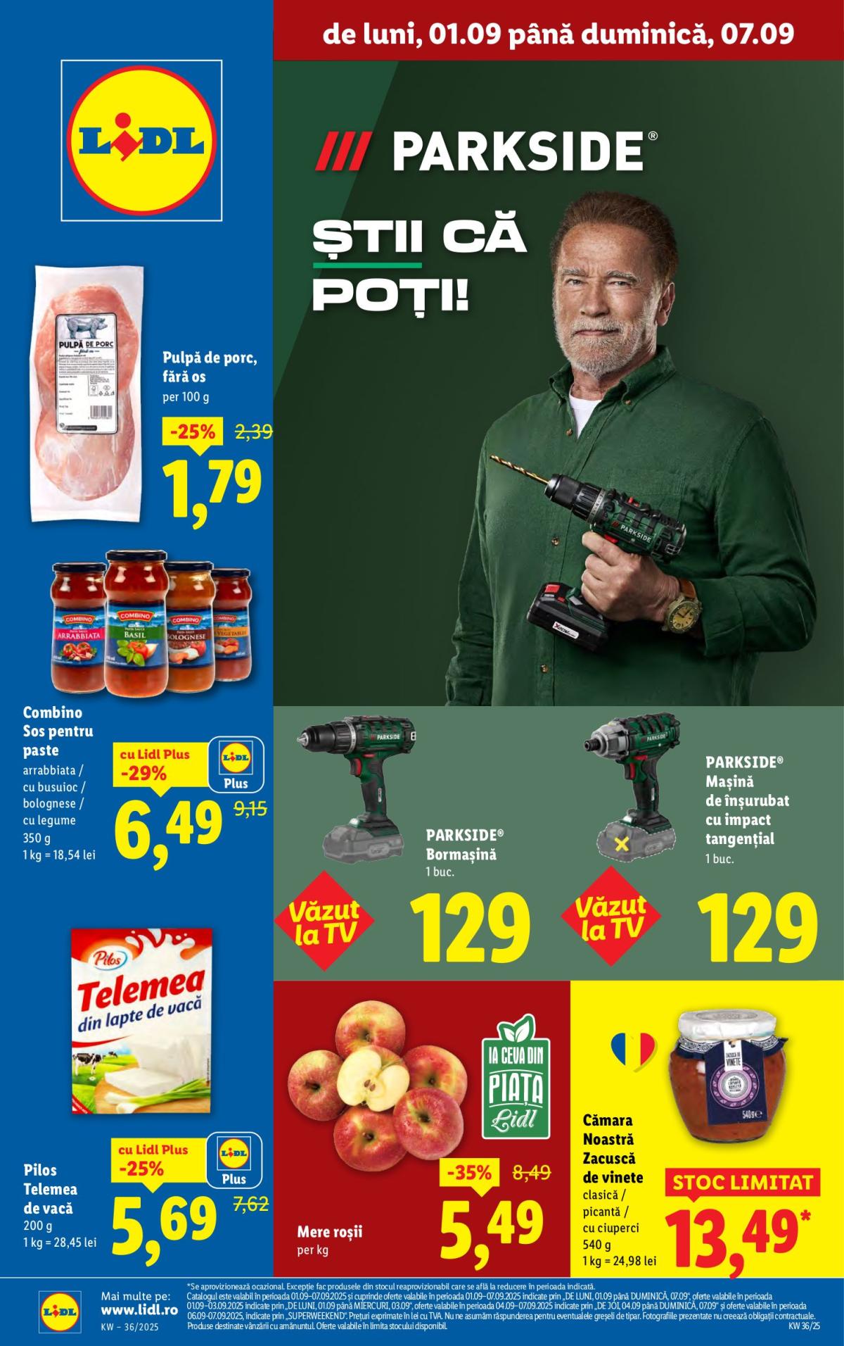 Catalog Lidl online – oferte valabile din 01.09.