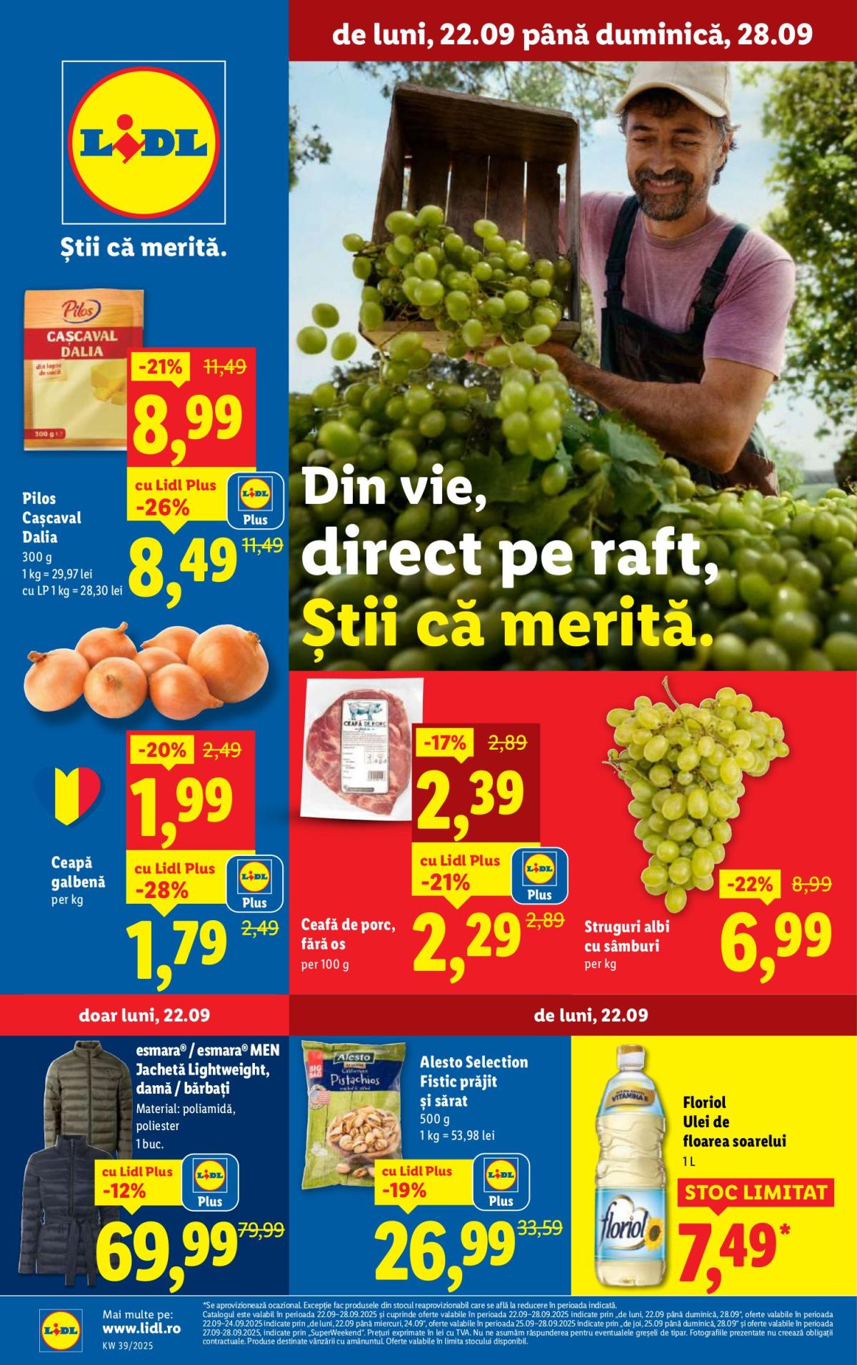 Catalog Lidl online – oferte valabile din 22.09.