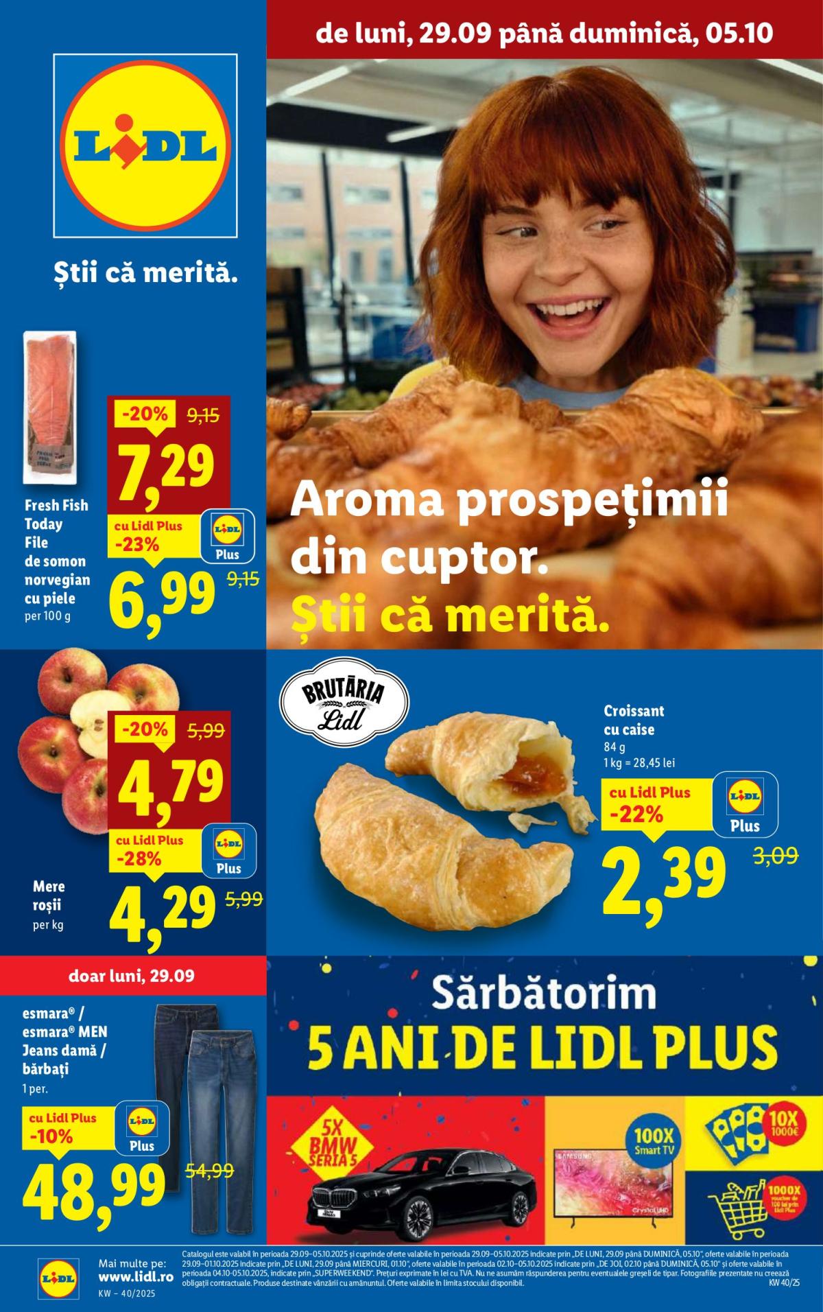 Catalog Lidl online – oferte valabile din 29.09.