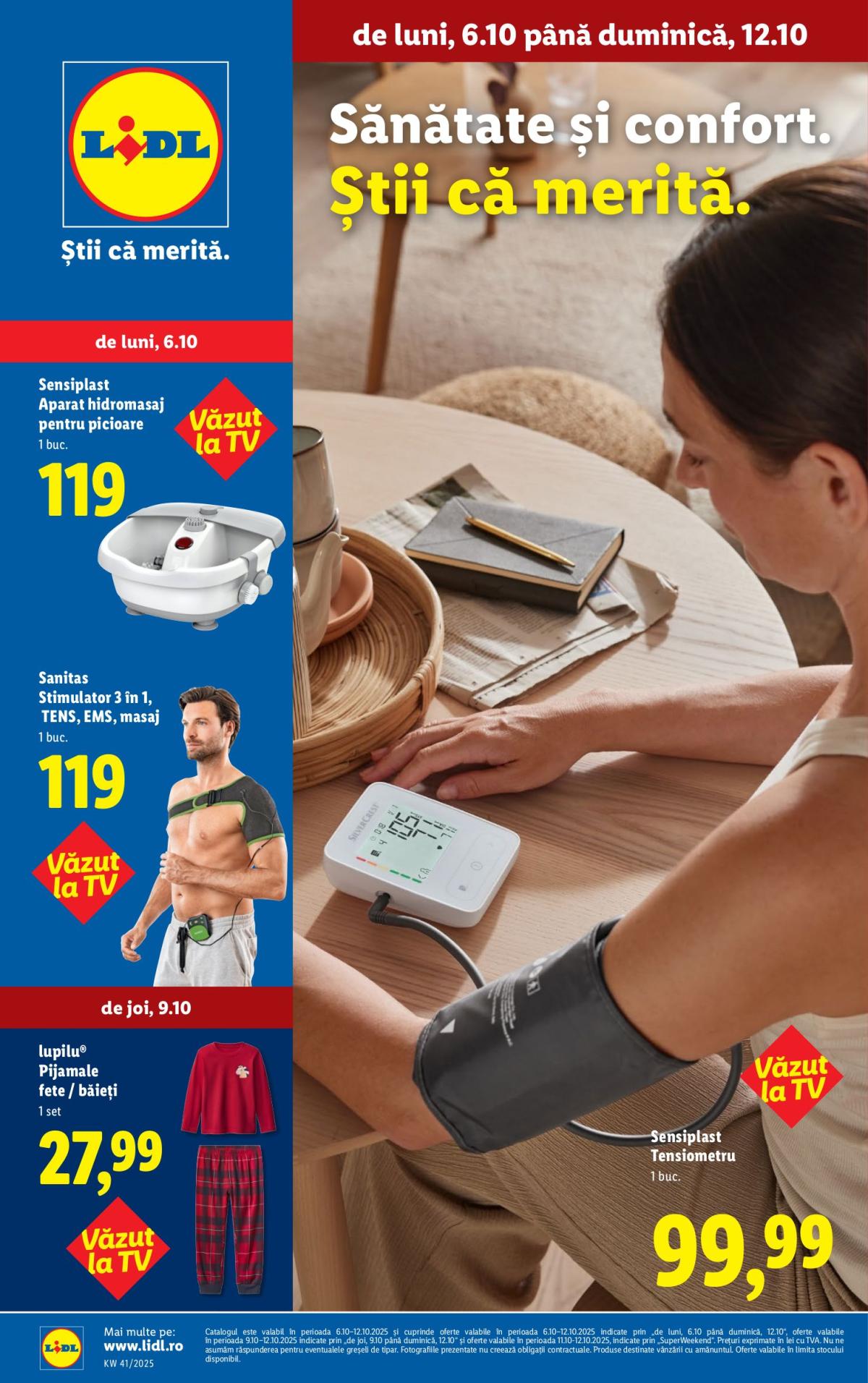 Catalog Lidl - Non Food online – oferte valabile din 06.10.