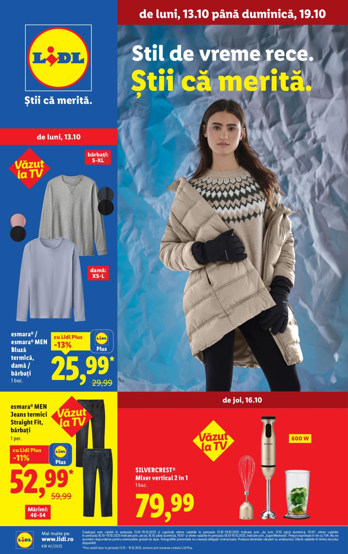Catalog Lidl - Non Food online – oferte valabile din 13.10.