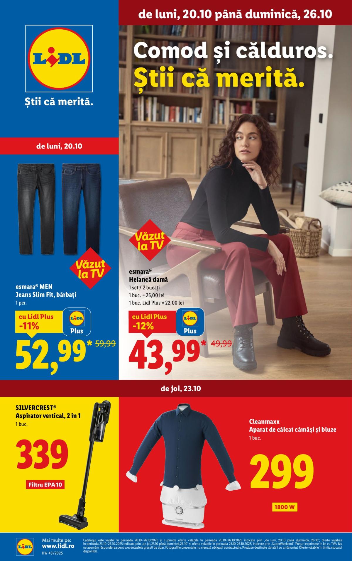 Catalog Lidl - Non Food online – oferte valabile din 20.10.