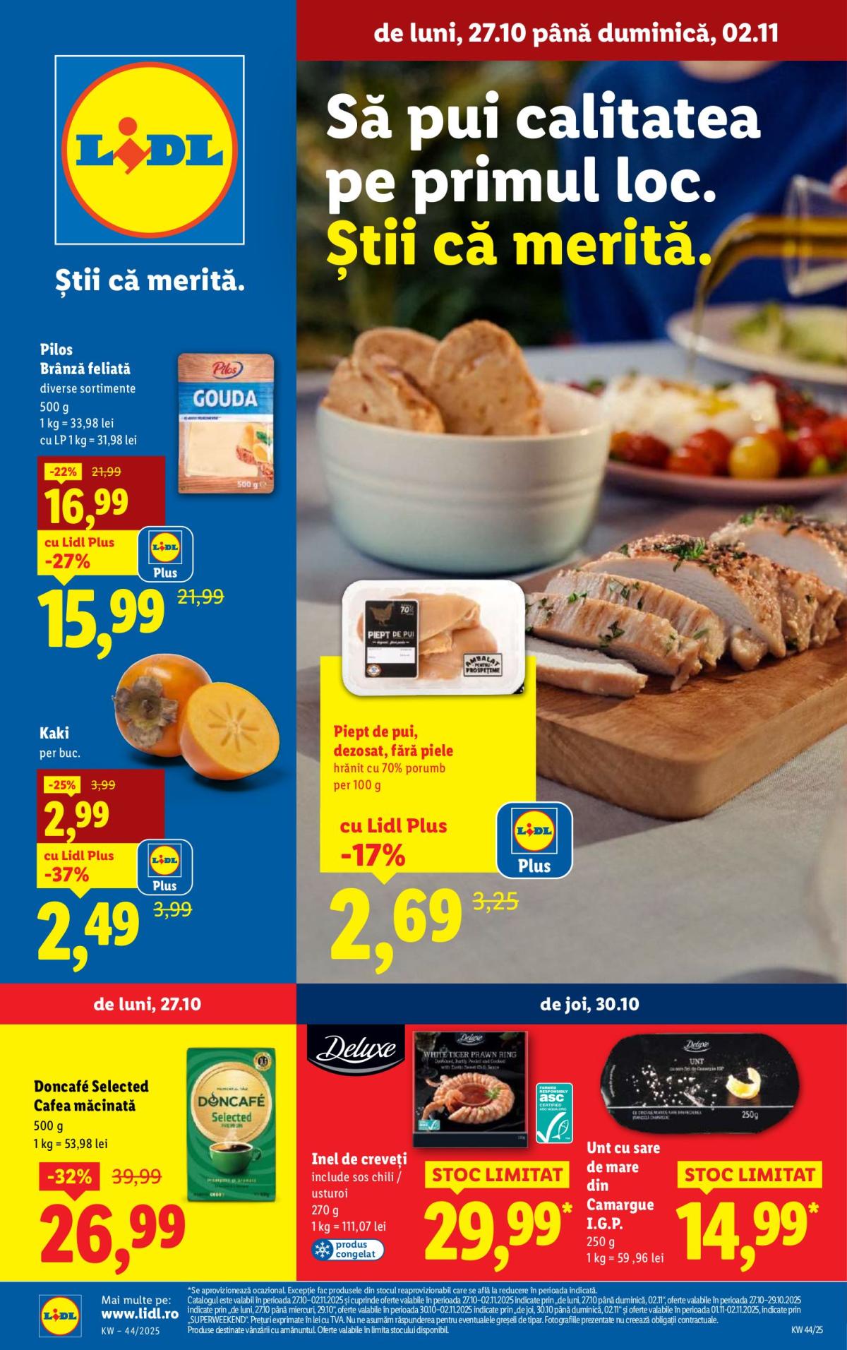 Catalog Lidl online – oferte valabile din 27.10.