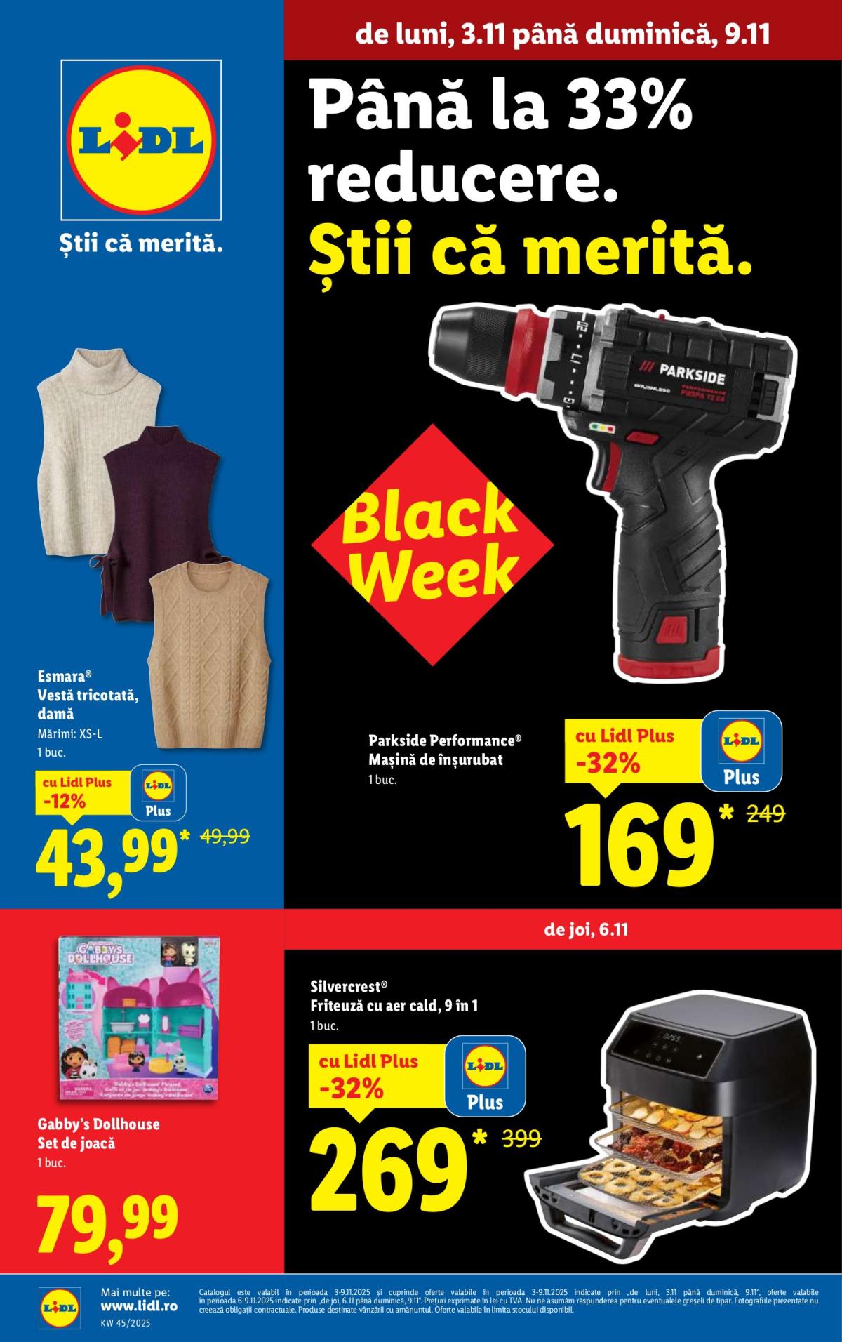 Catalog Lidl - Non Food online – oferte valabile din 03.11.