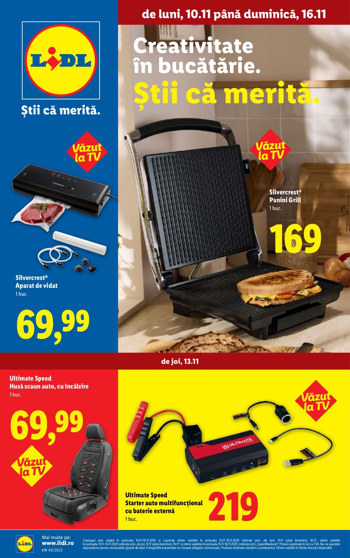 Catalog Lidl - Non Food online – oferte valabile din 10.11.