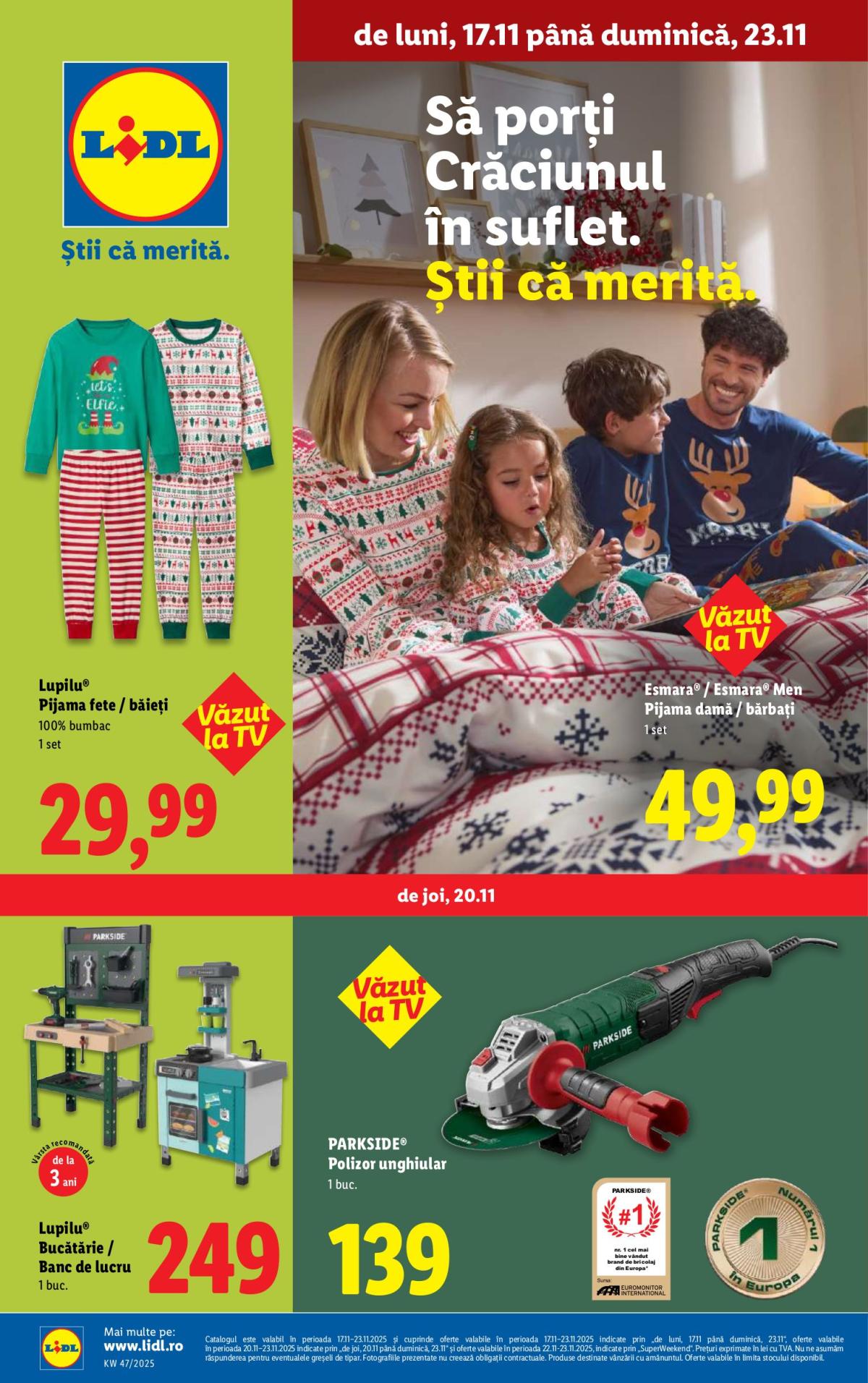Catalog Lidl - Non Food online – oferte valabile din 17.11.