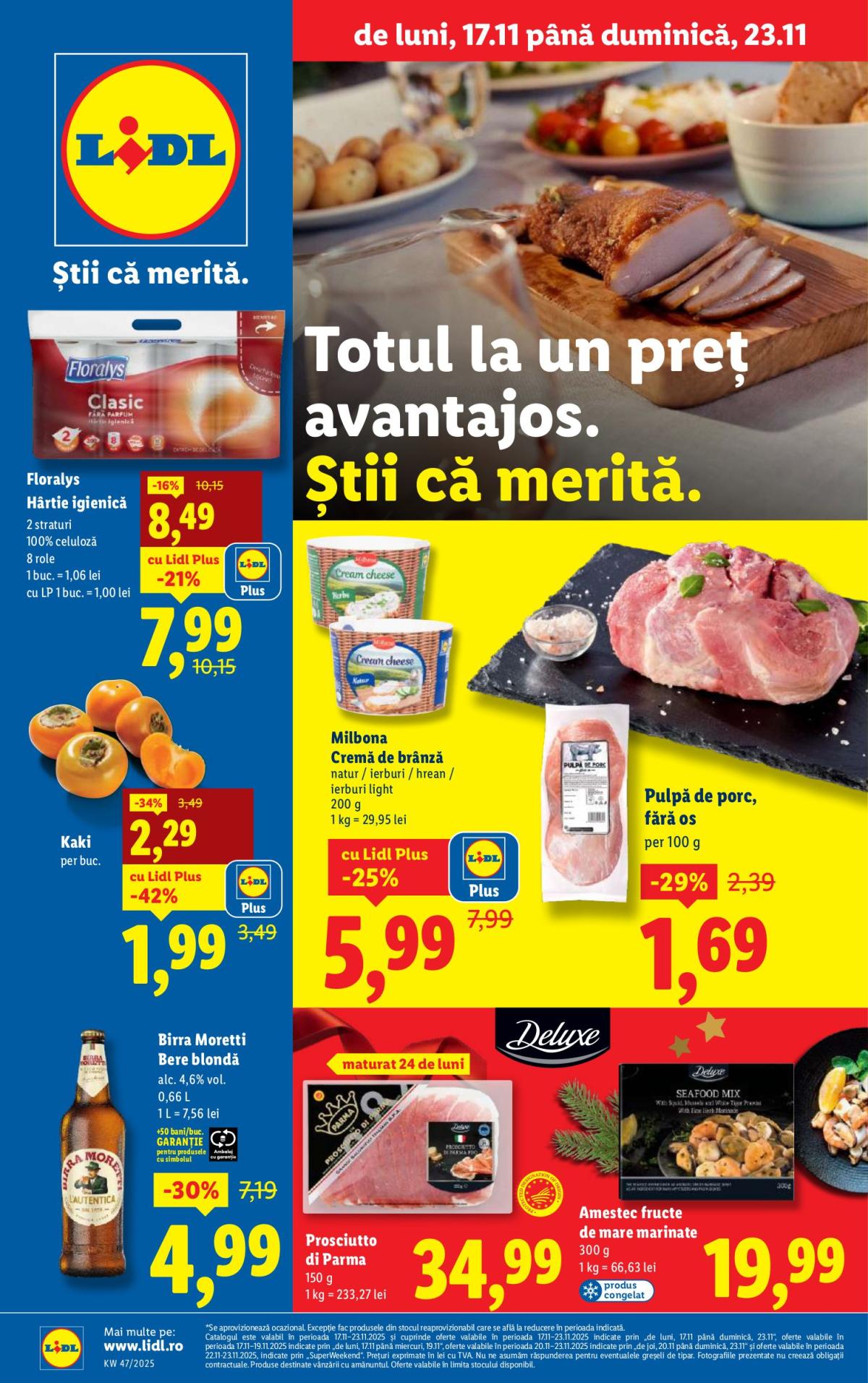 Catalog Lidl online – oferte valabile din 17.11.
