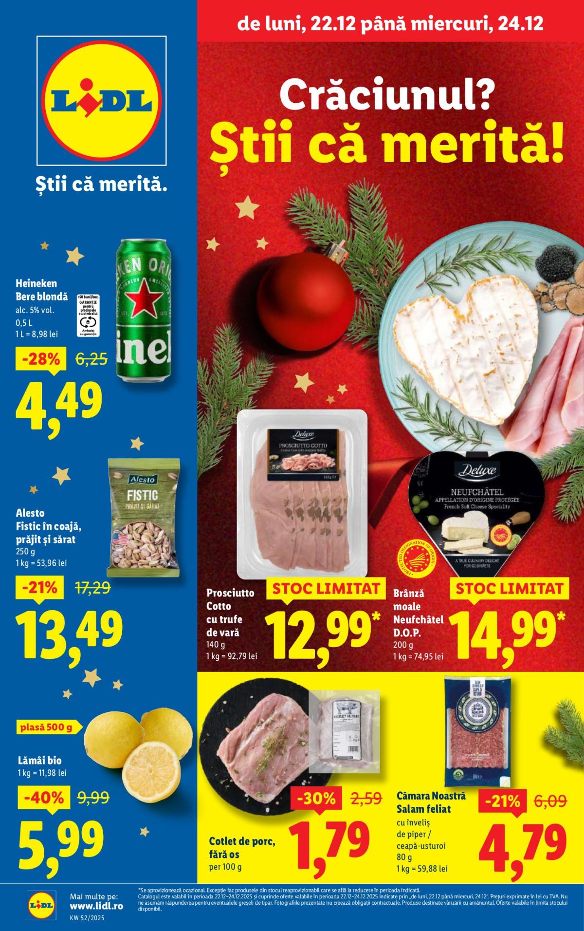 Catalog Lidl online – oferte valabile din 22.12.