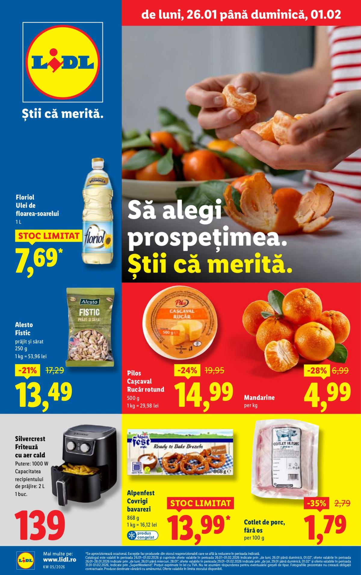 Catalog Lidl online – oferte valabile din 26.01.