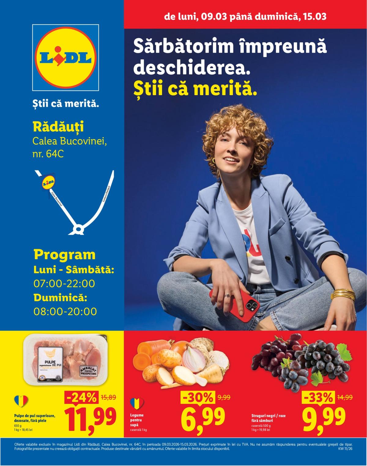 Catalog Lidl - Rădăuți online – oferte valabile din 09.03.2026