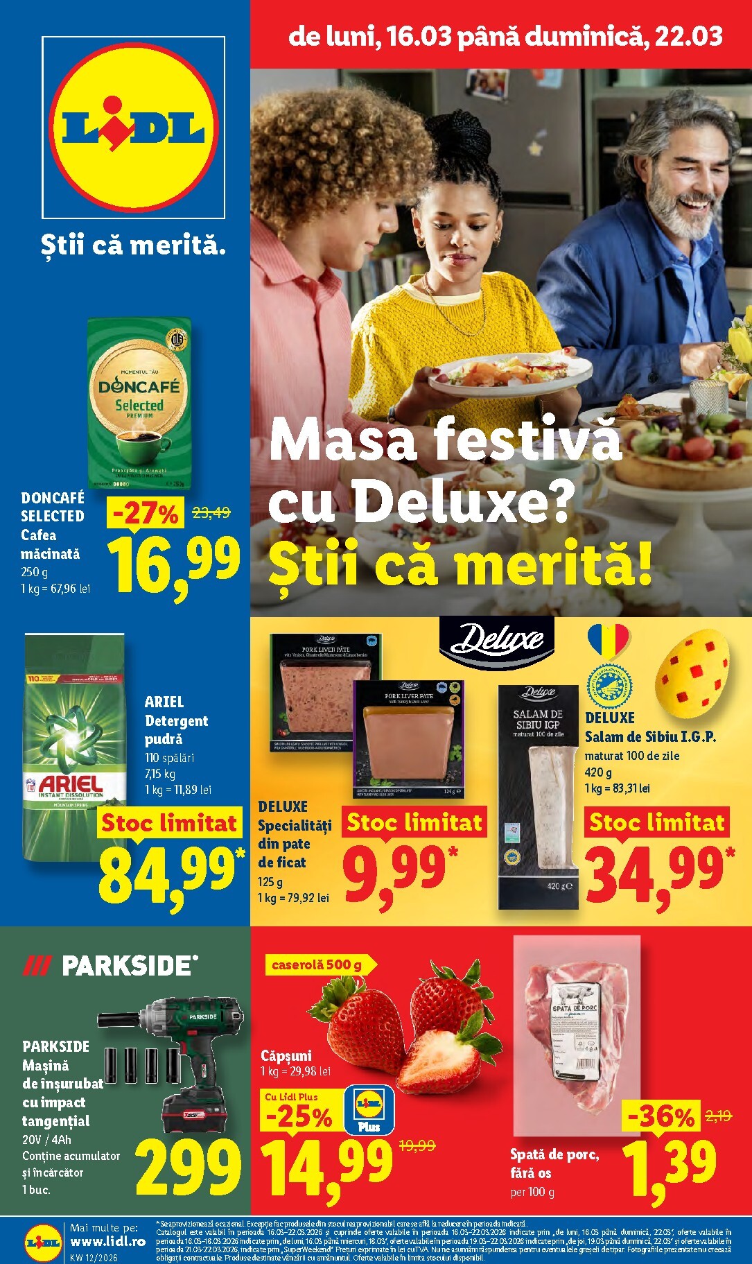 Catalog Lidl online – oferte valabile din 16.03.2026