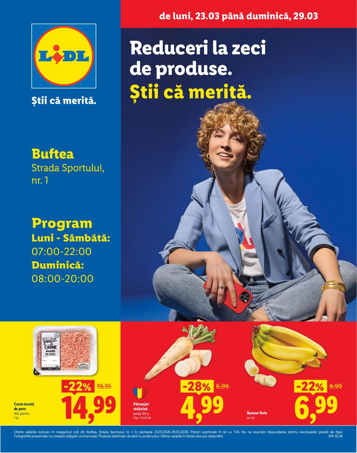 Catalog Lidl - Buftea online – oferte valabile din 23.03.2026