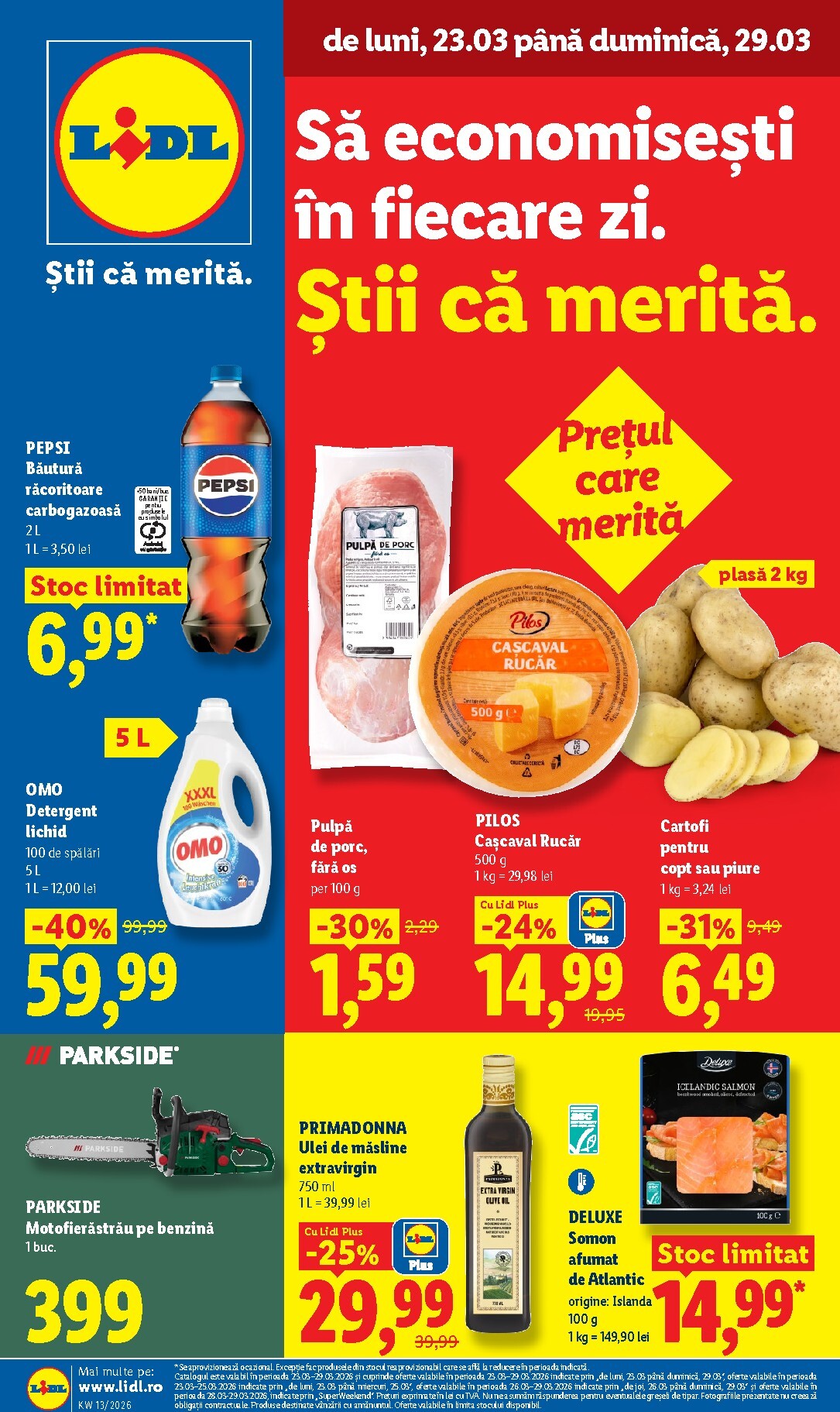 Catalog Lidl online – oferte valabile din 23.03.2026
