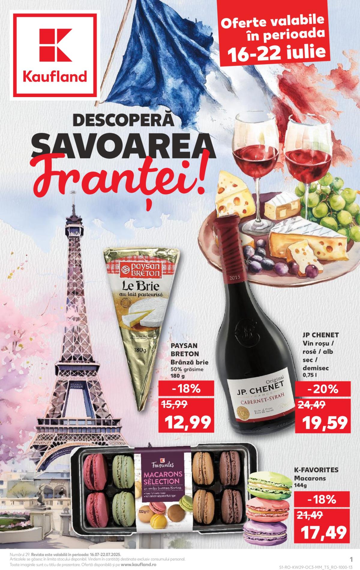 Catalog Kaufland - Răsfoiește catalogul tematic valabil din 16.07. până pe 22.07.