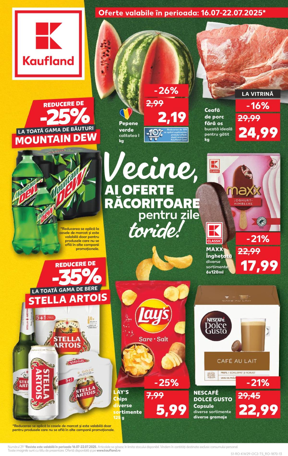 Catalog Kaufland valabil din 16.07. până pe 22.07.