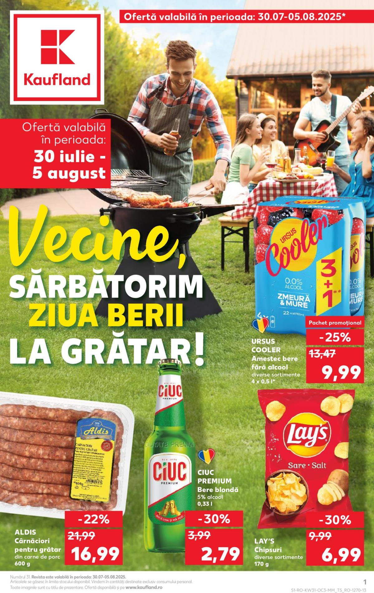 Catalog Kaufland - Răsfoiește catalogul tematic valabil din 30.07. până pe 05.08.