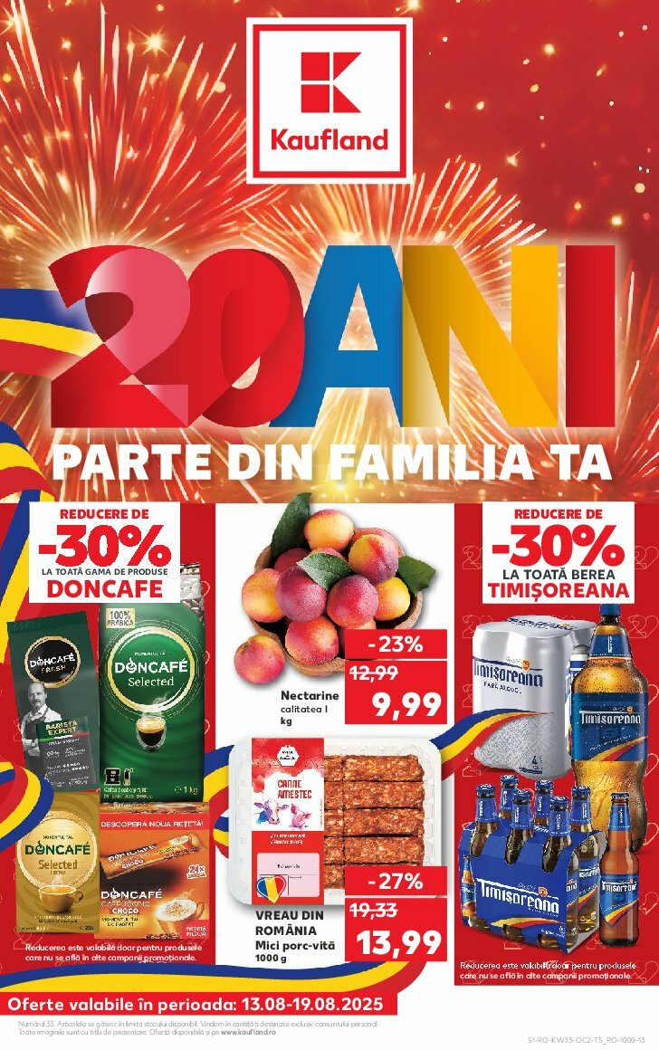 Catalog Kaufland valabil din 13.08. până pe 19.08.