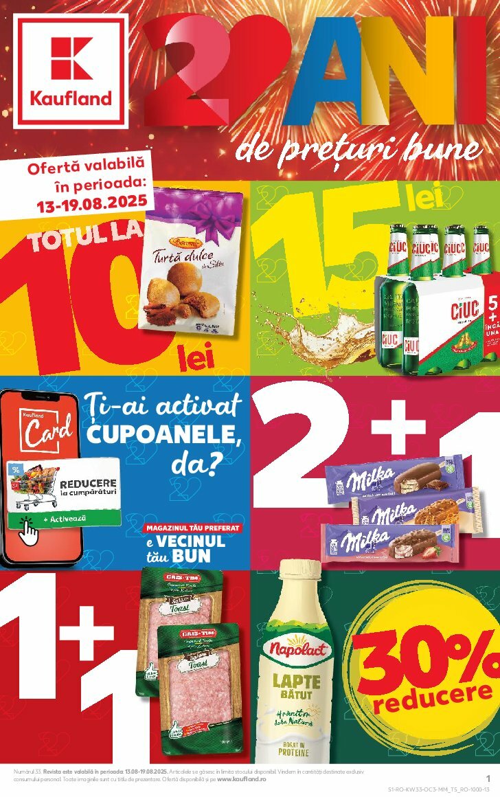 Catalog Kaufland - Răsfoiește catalogul tematic valabil din 13.08. până pe 19.08.