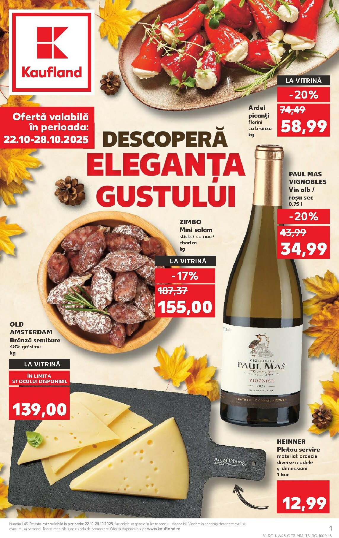 Catalog Kaufland - Răsfoiește catalogul tematic online – oferte valabile din 22.10.