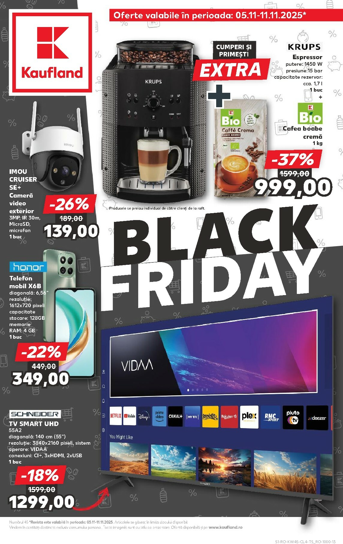 Catalog Kaufland - Black Friday online – oferte valabile din 05.11.
