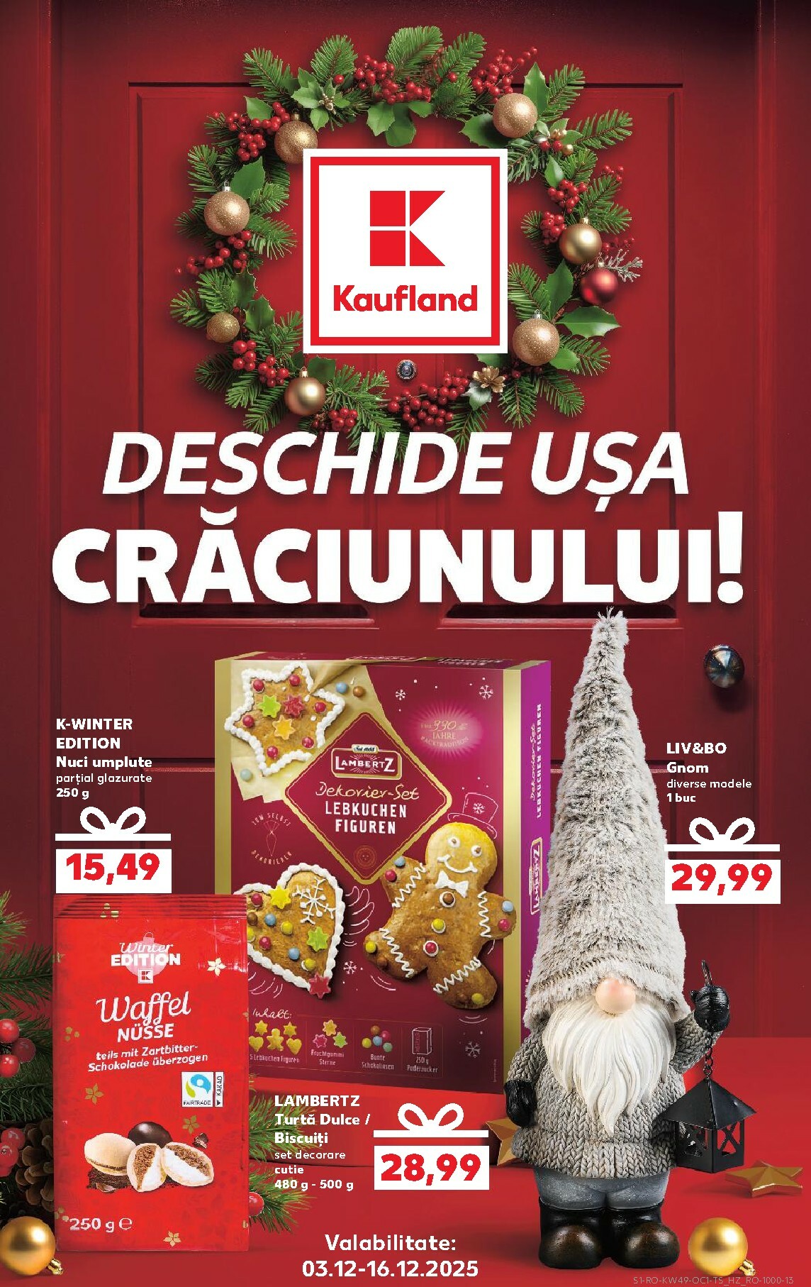 Catalog Kaufland - Răsfoiește catalogul de Crăciun online – oferte valabile din 03.12.