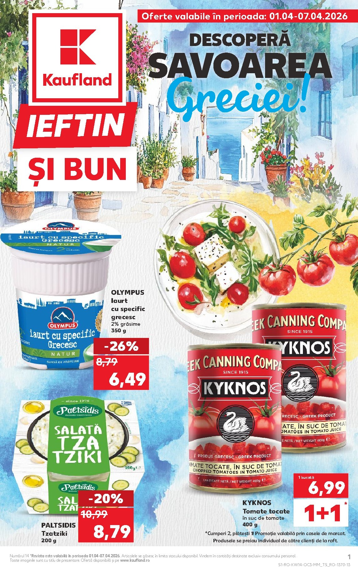 Catalog Kaufland - Descoperă savoarea Greciei online – oferte valabile din 01.04.2026