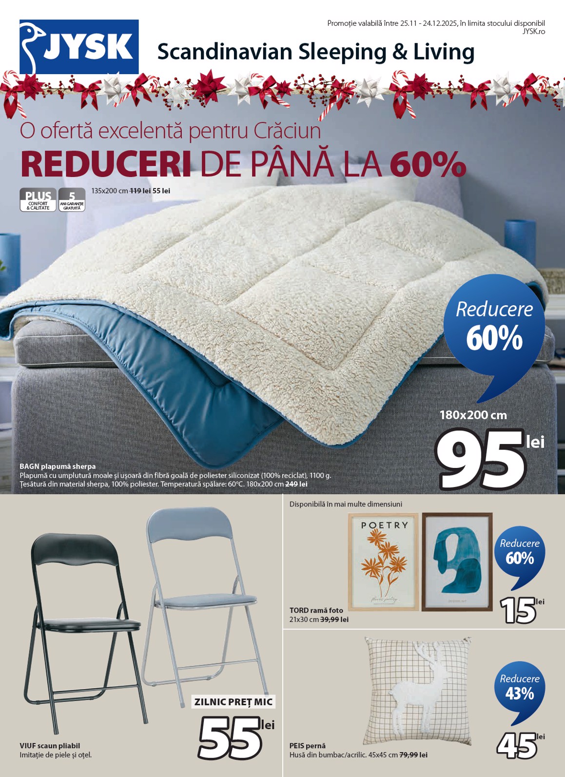 Catalog JYSK online – oferte valabile din 25.11.