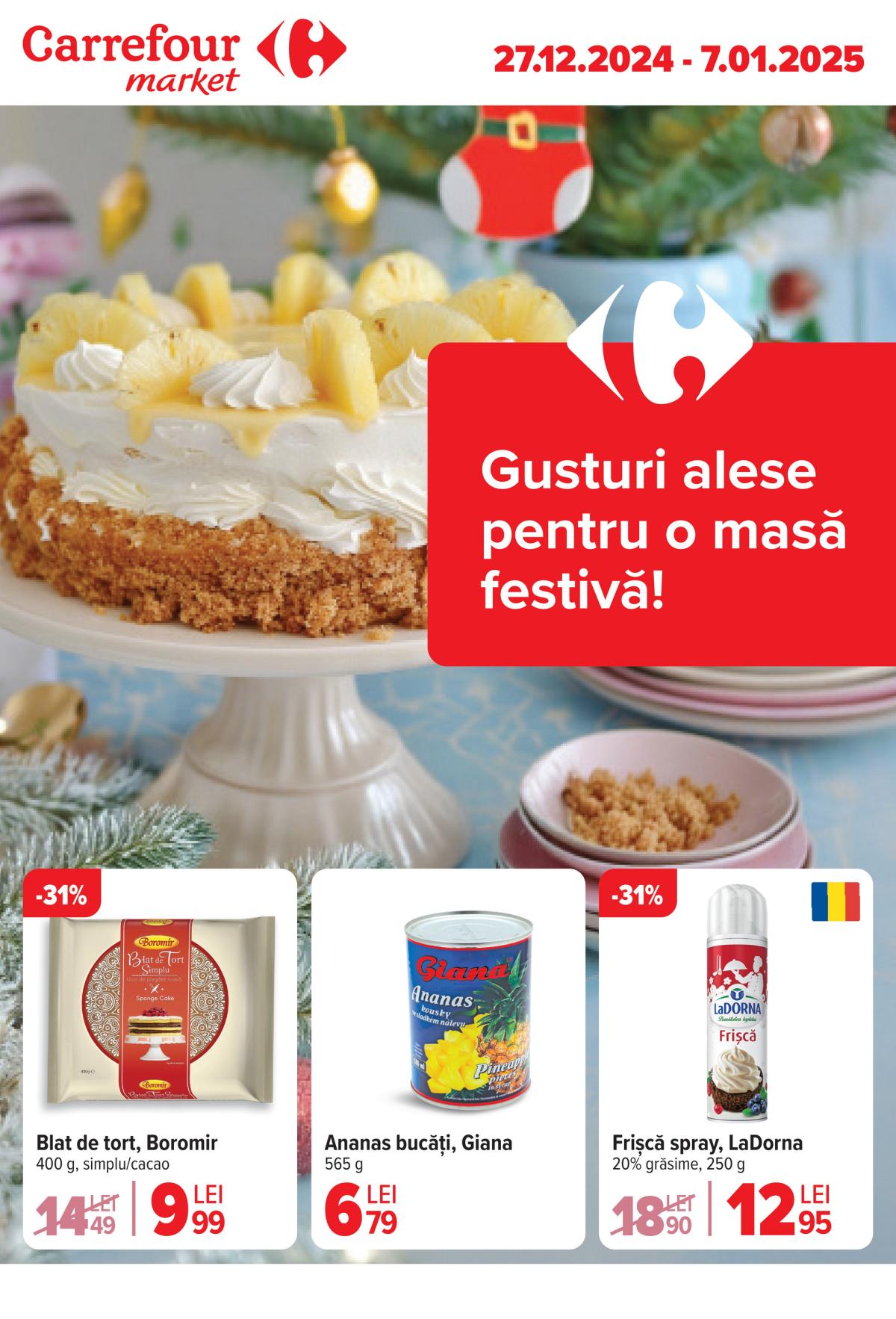 Catalog Carrefour Market valabil din 27.12. - 07.01.