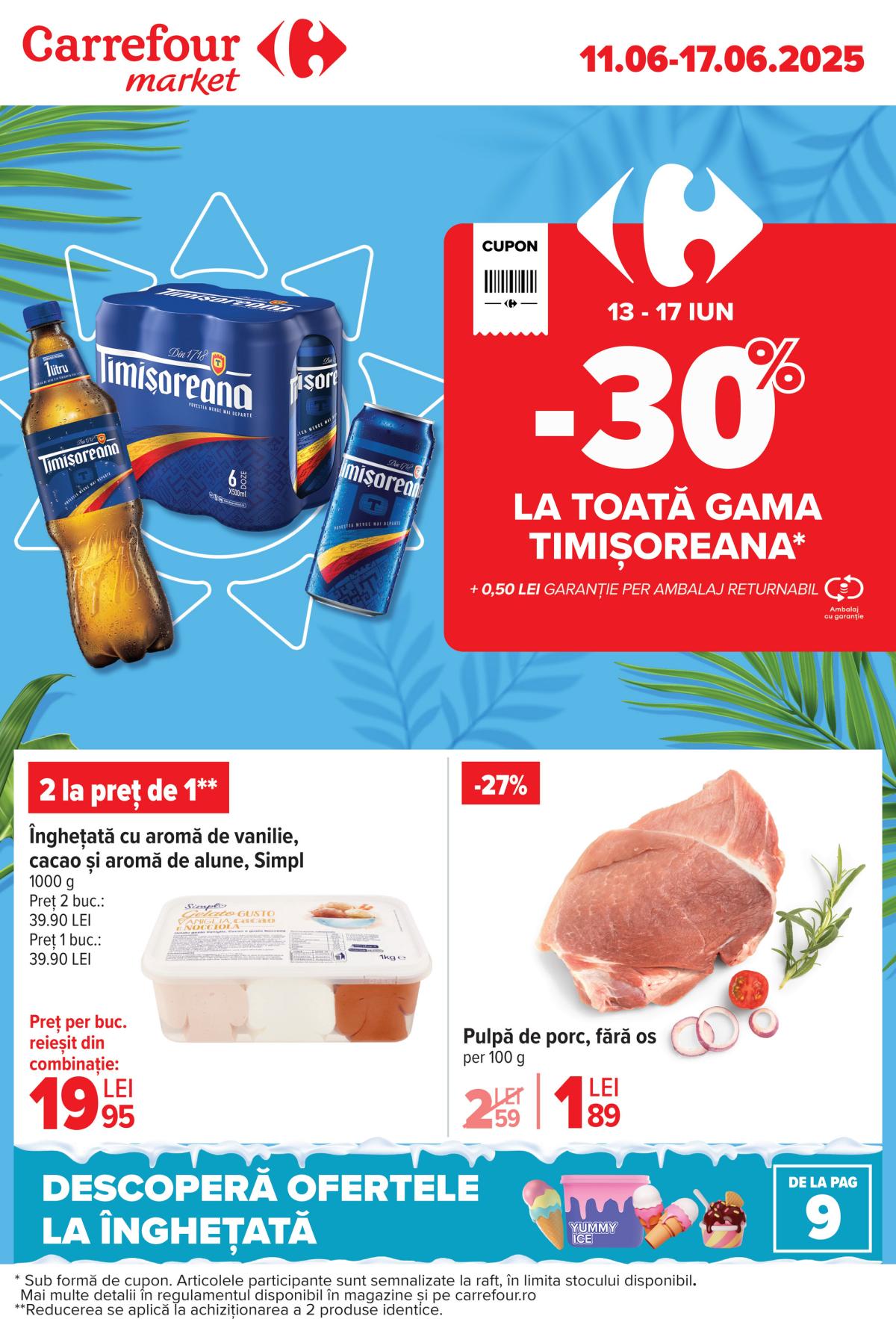 Catalog Carrefour Market valabil din 11.06. până pe 17.06.