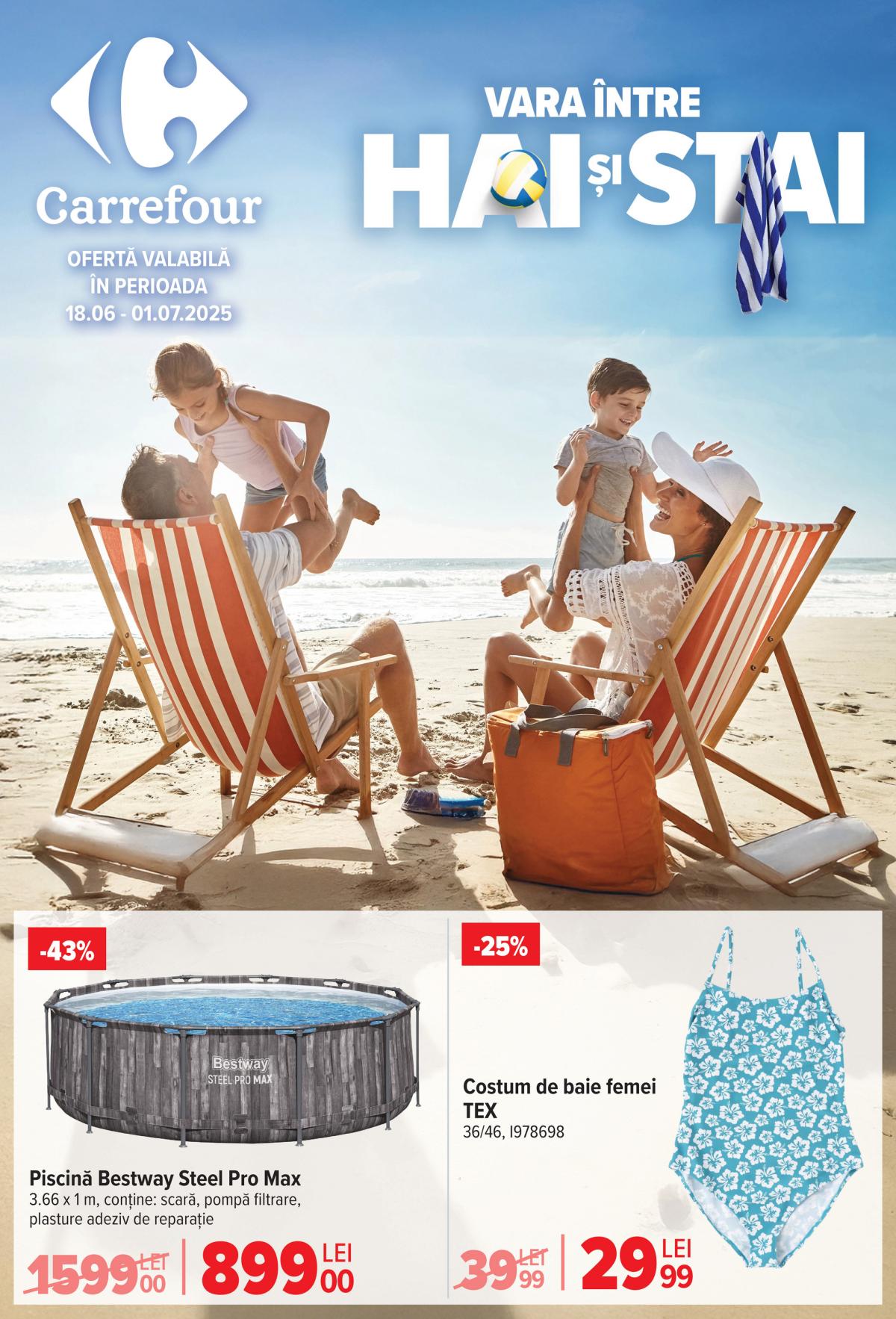 Catalog Carrefour - Special plaja! valabil din 18.06. până pe 01.07.